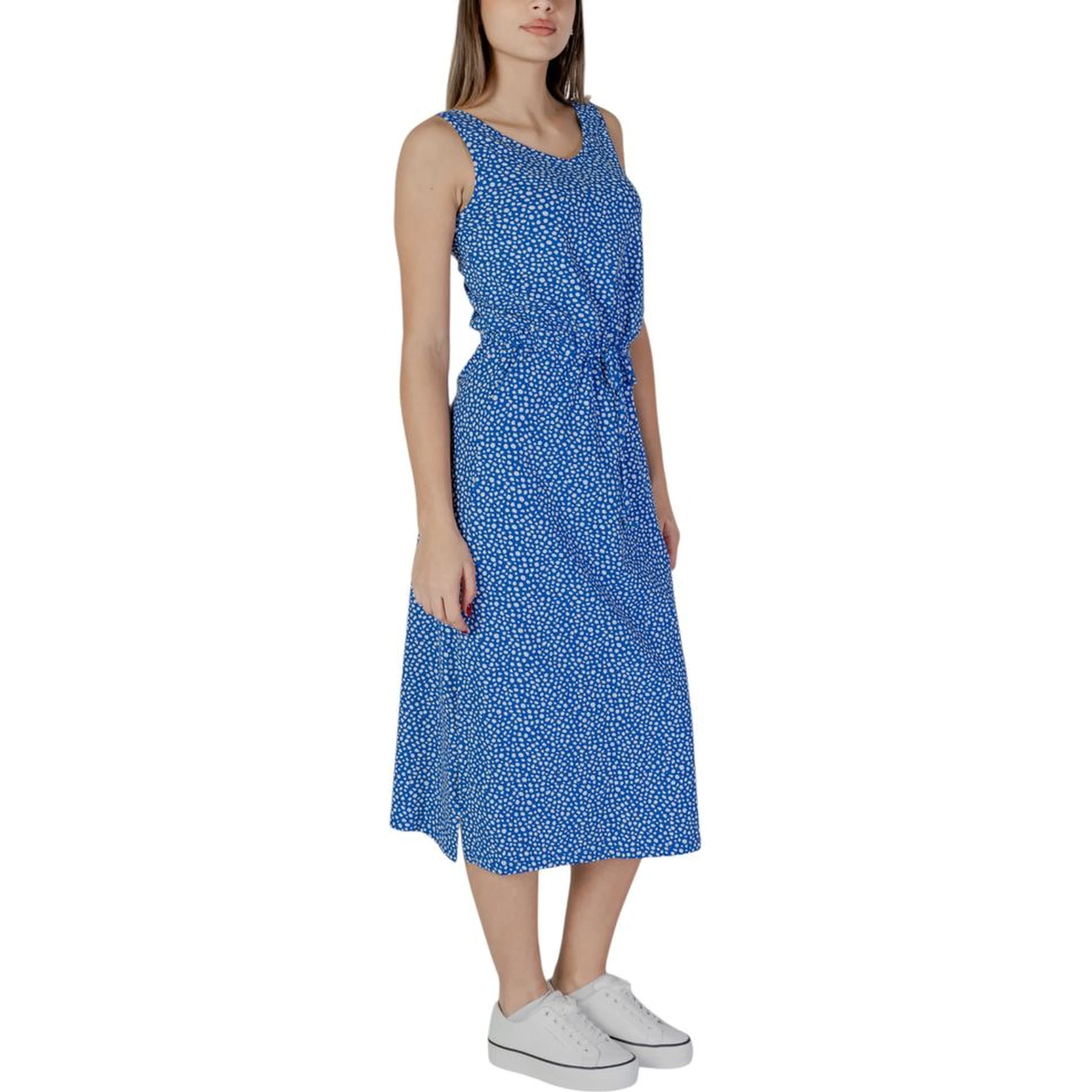 White Cotton Long Dress