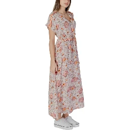 Multicolor Cotton Long Dress