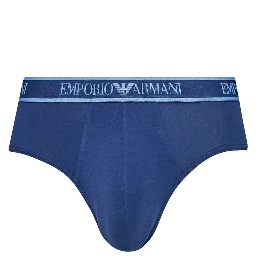 Blue Cotton Briefs