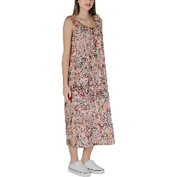 Multicolor Cotton Long Dress