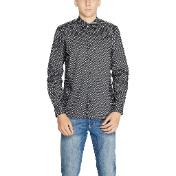 Gray Cotton Pattern Shirt