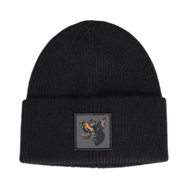 Black Wool Cap (Baseball Hat)