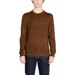 Brown Viscose Sweatshirt