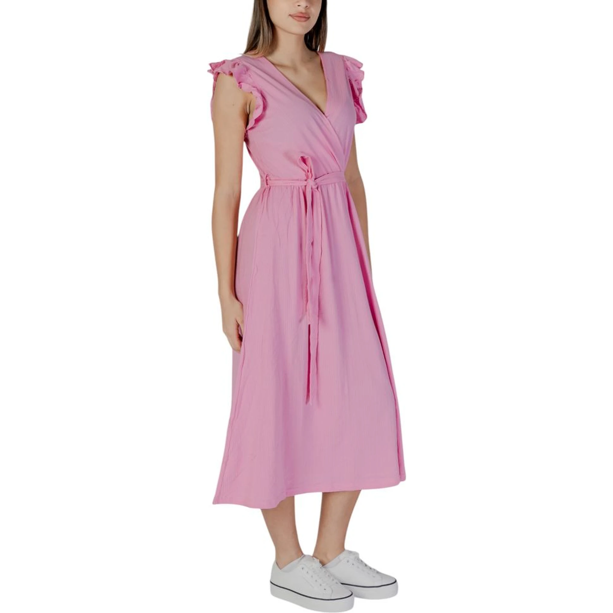 Multicolor Cotton Long Dress