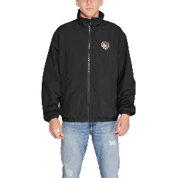 Black Recycled Polyester Shell Jacket