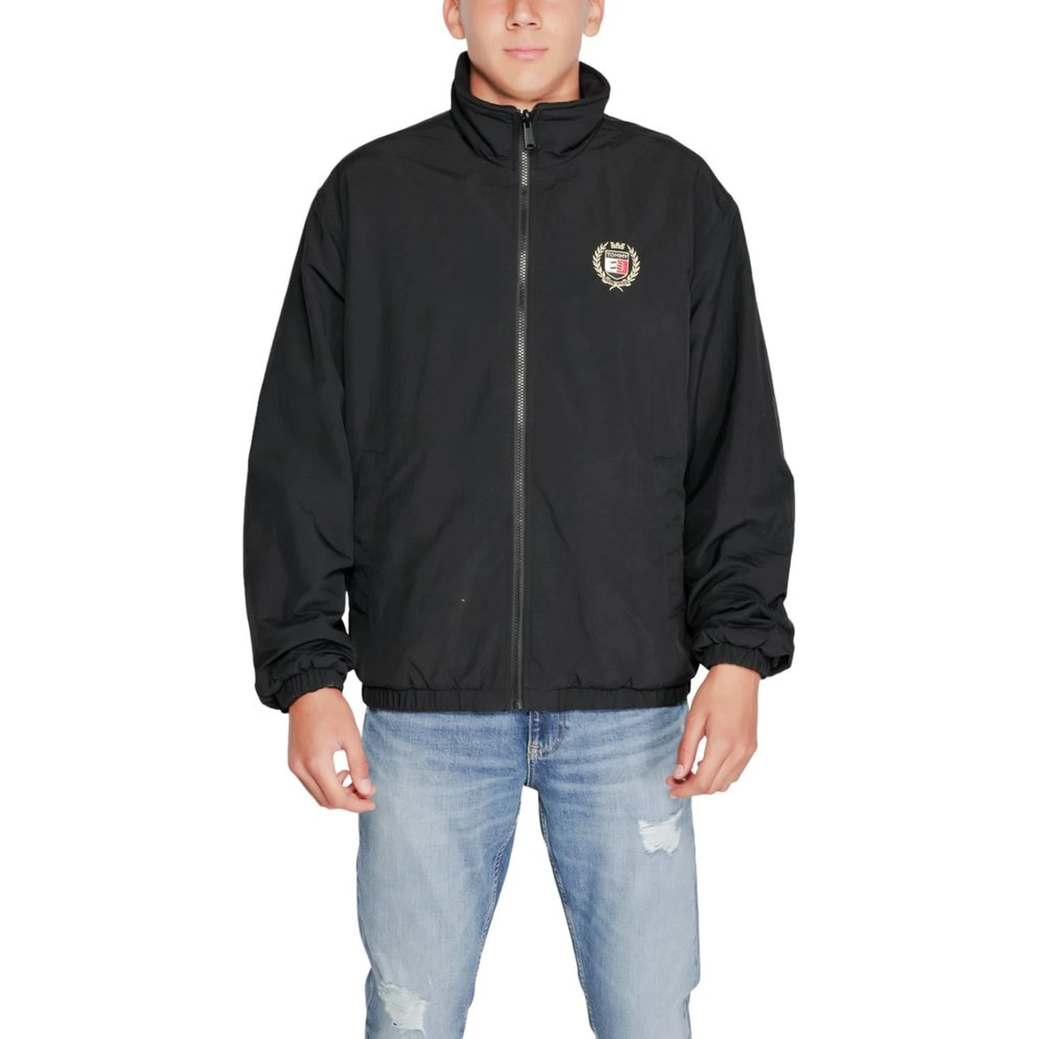 Black Recycled Polyester Shell Jacket