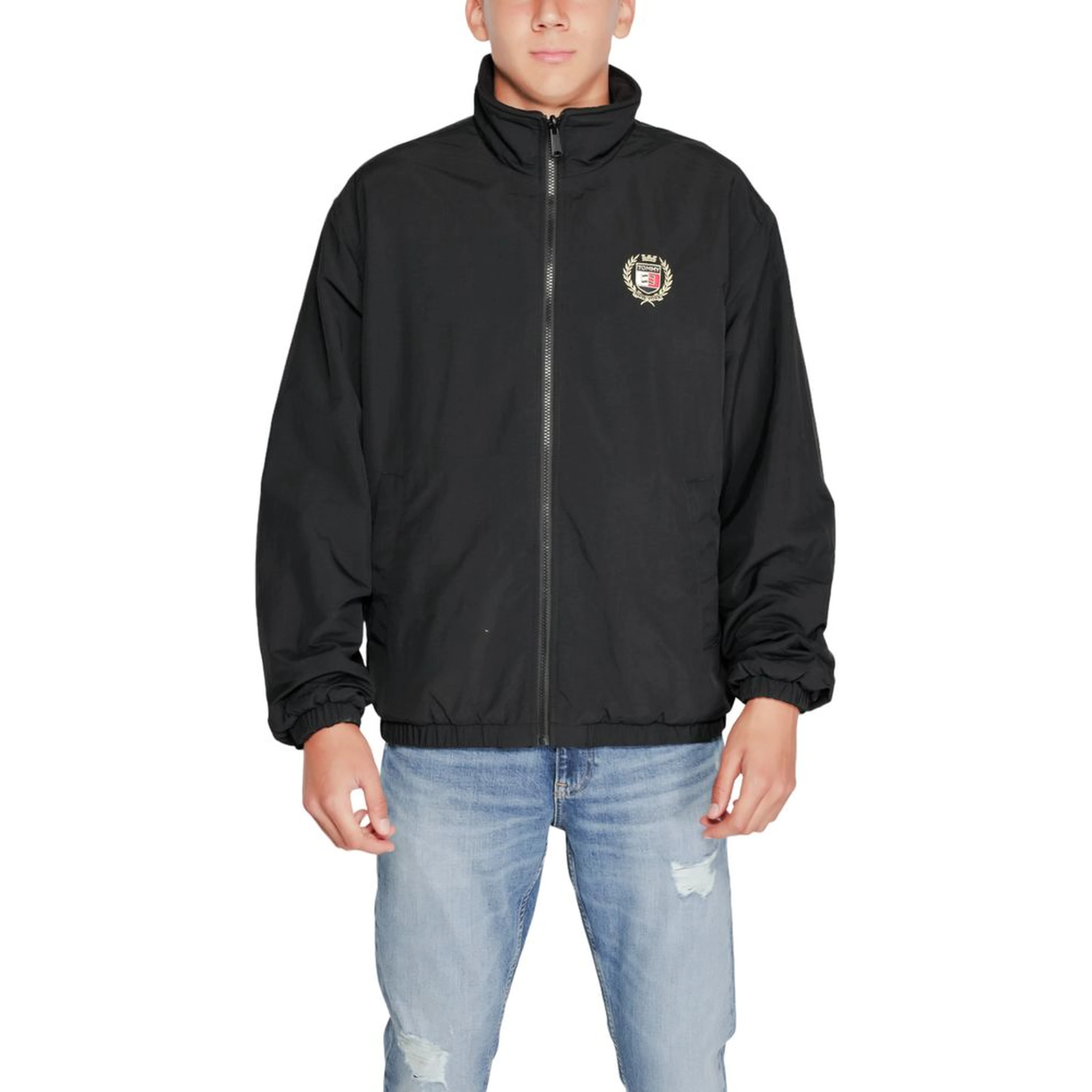 Black Recycled Polyester Shell Jacket