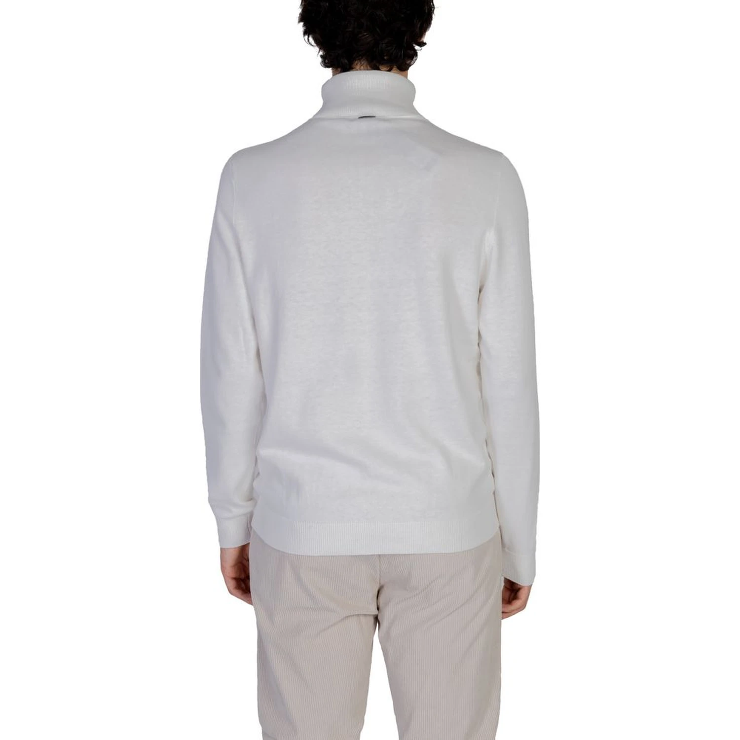 White Cotton Turtleneck