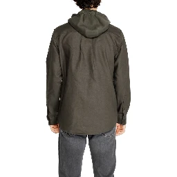 Green Cotton Shell Jacket