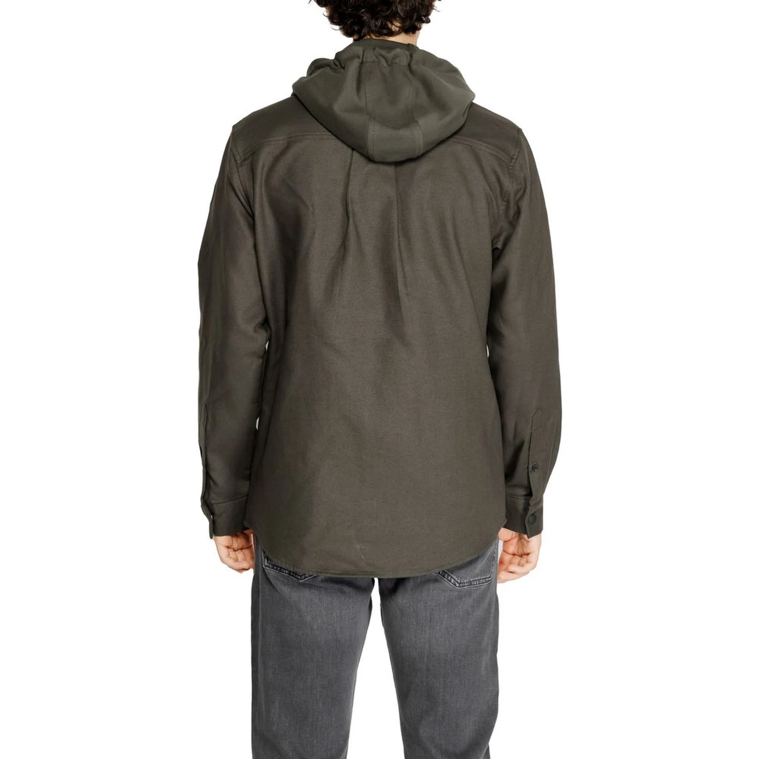 Green Cotton Shell Jacket