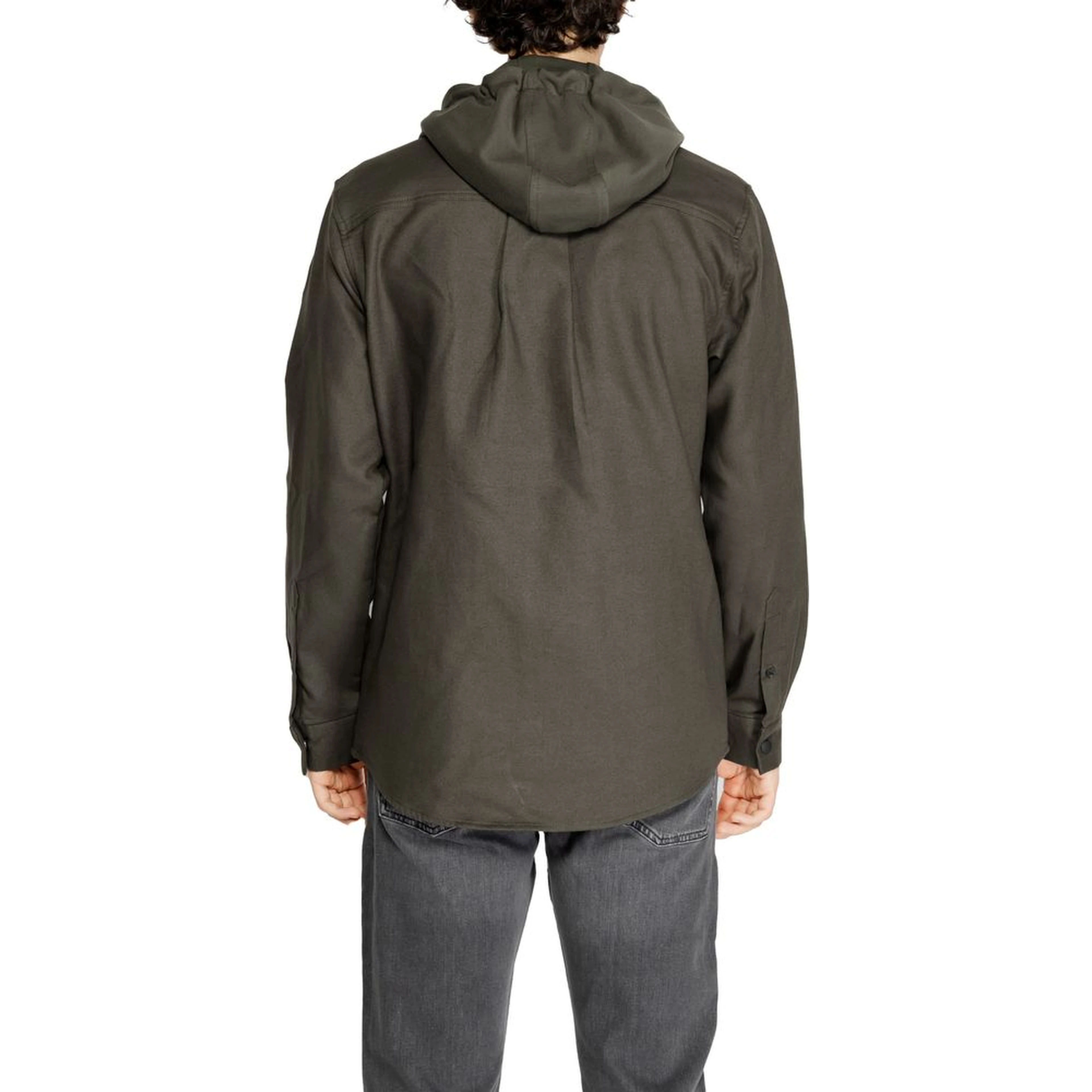 Green Cotton Shell Jacket