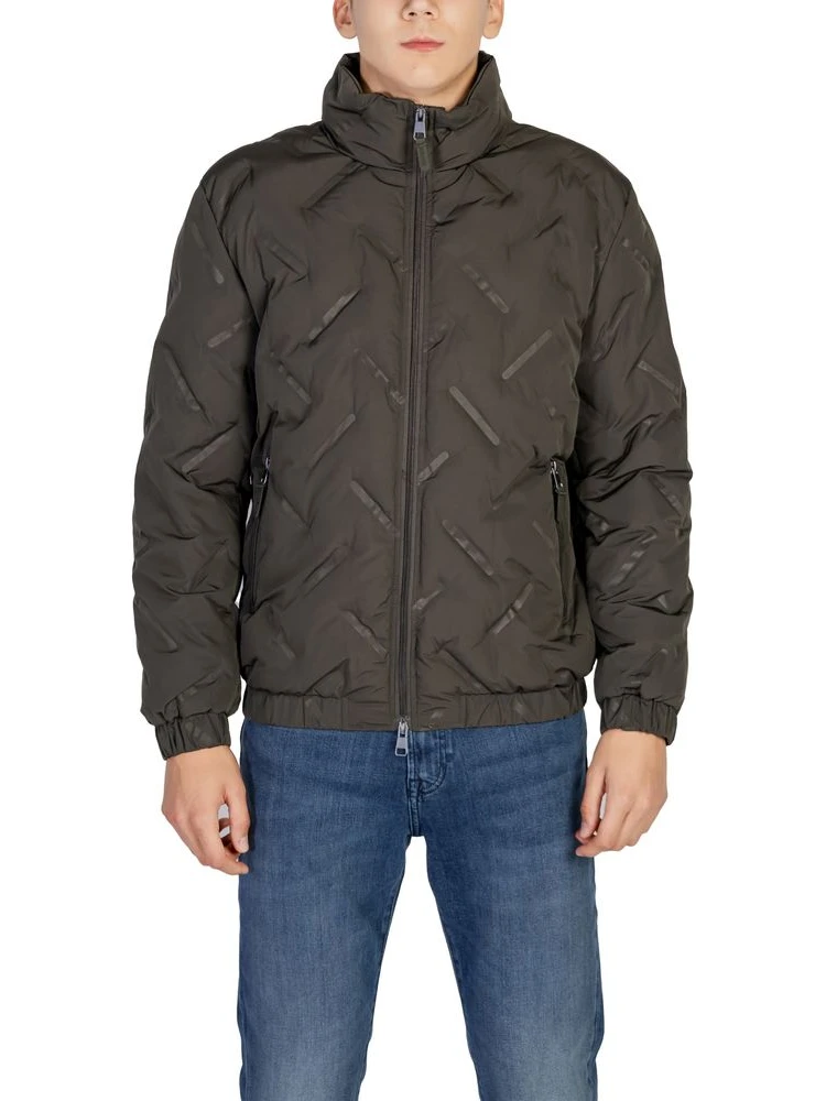 Green Polyester Jackets And Coat