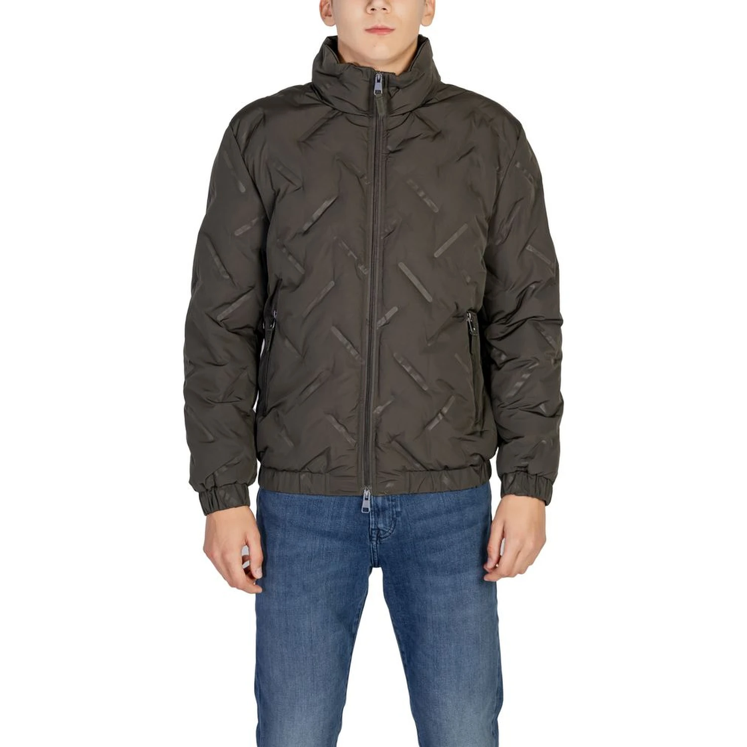 Green Polyester Jackets And Coat