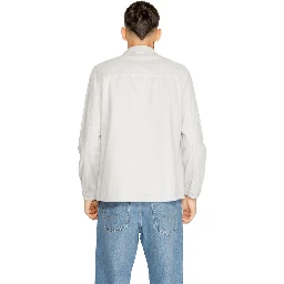 Gray Cotton Dress Shirt