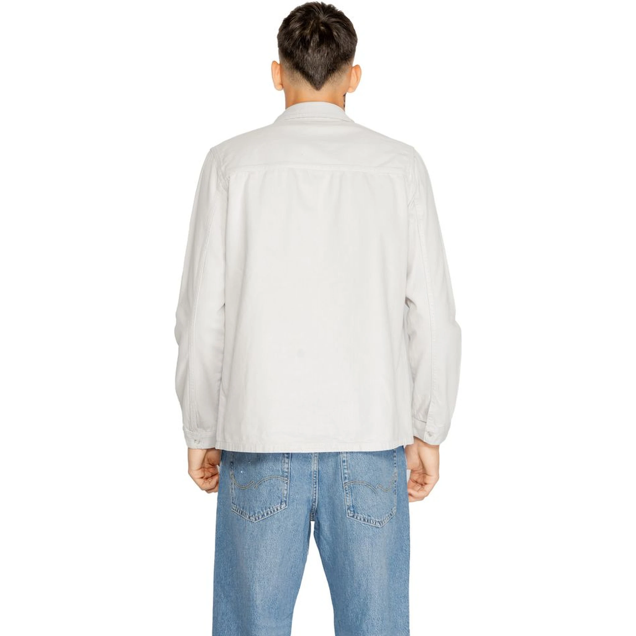 Gray Cotton Dress Shirt