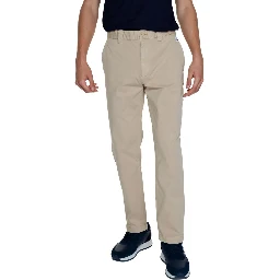 Gold Recycled Cotton Casual Pants