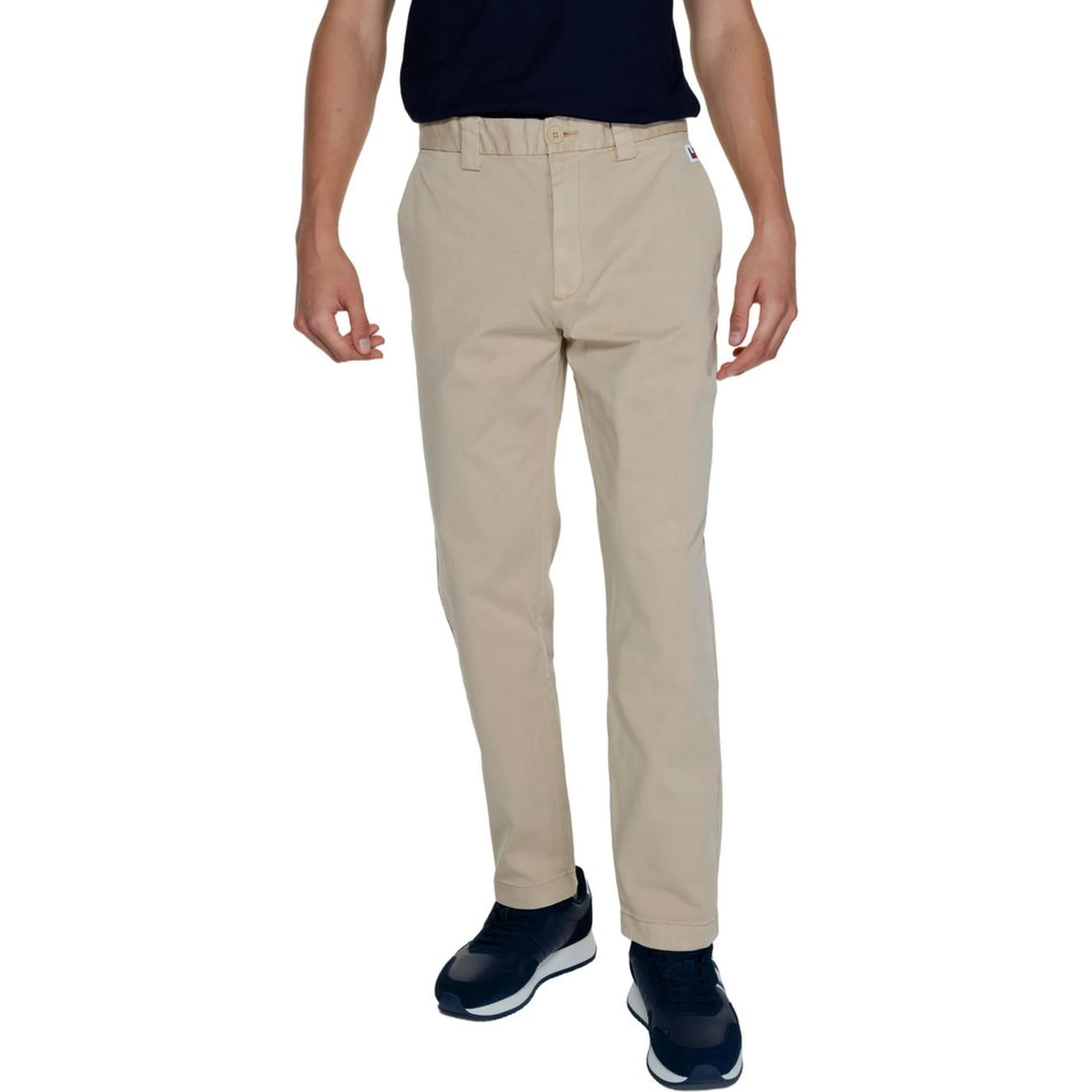 Gold Recycled Cotton Casual Pants