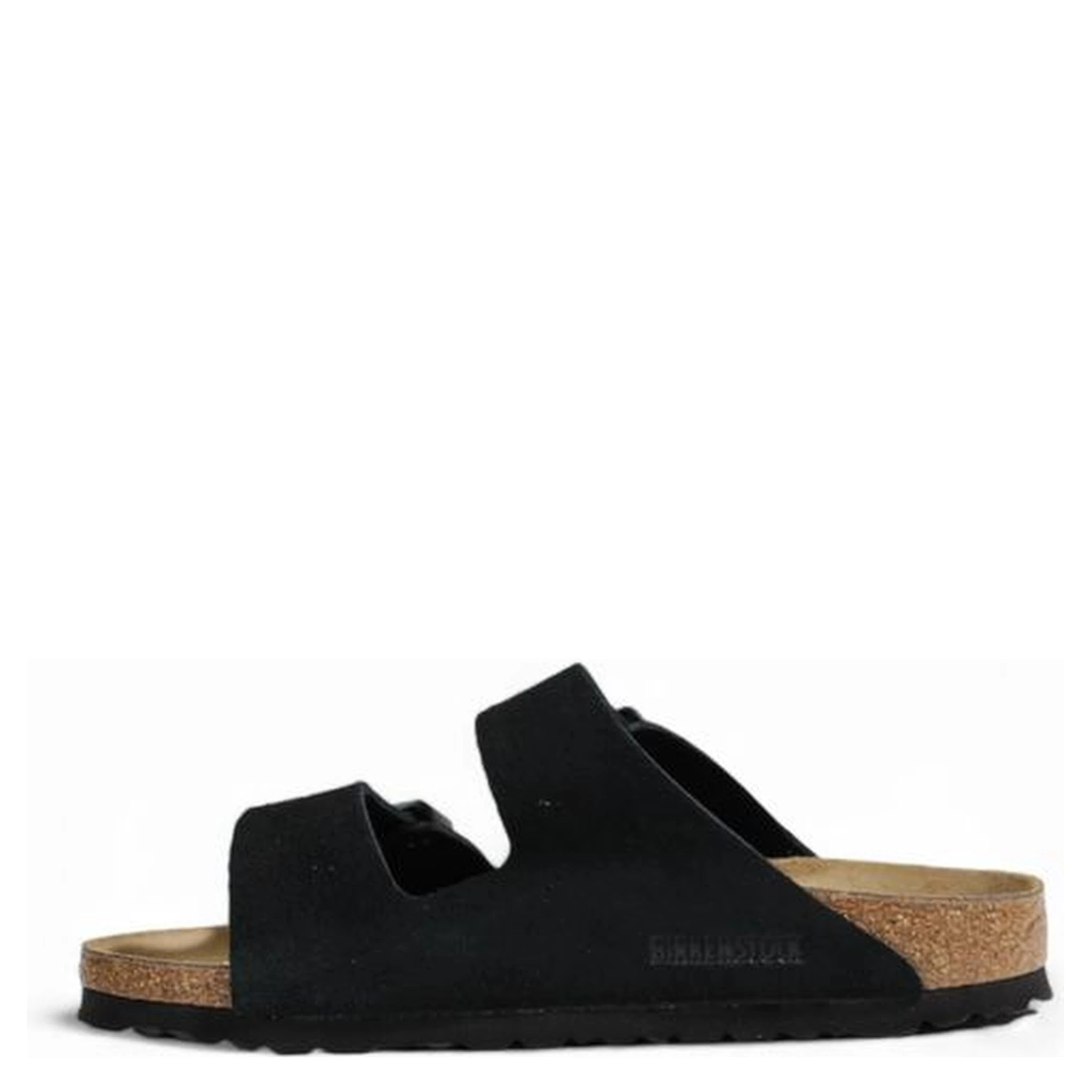 Black Suede Leather Sandals