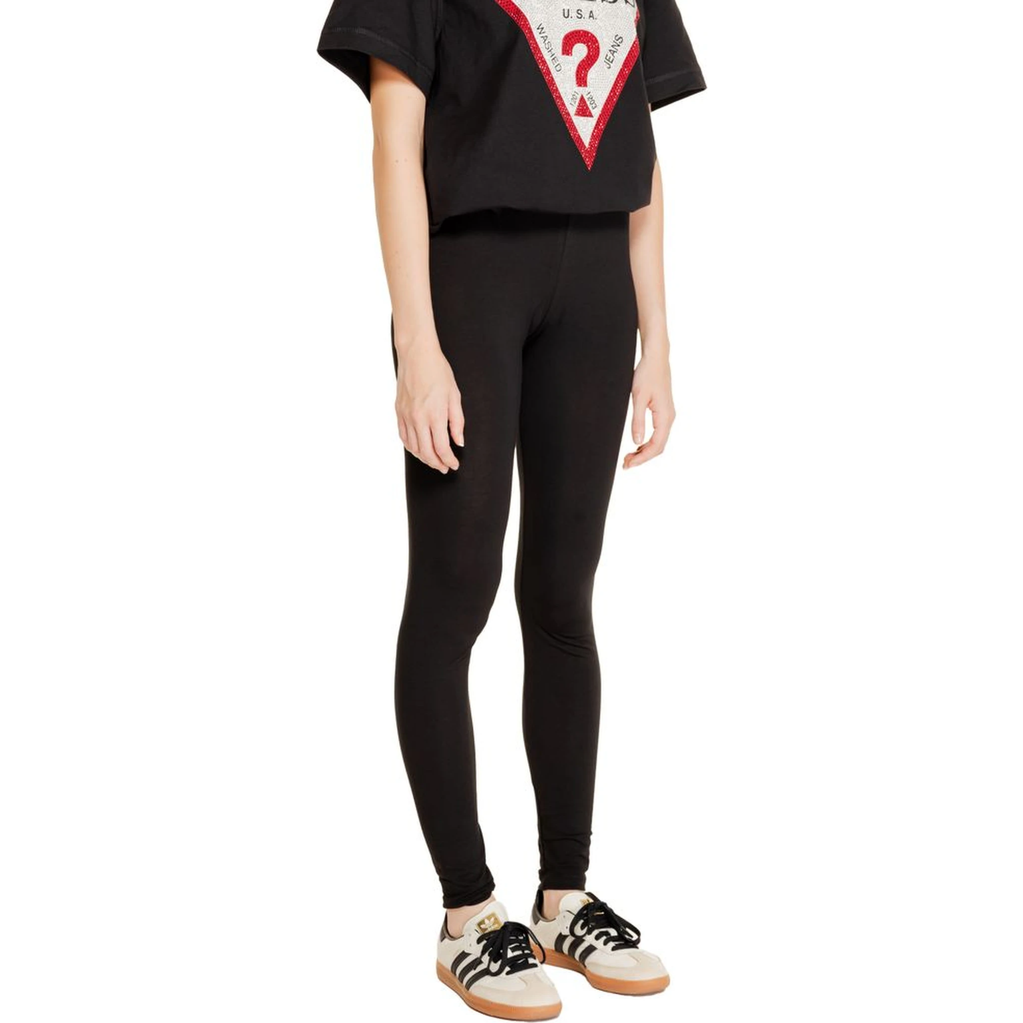 Black Cotton Leggings