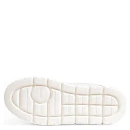 White Leather Chunky Sneakers