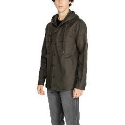 Green Cotton Shell Jacket