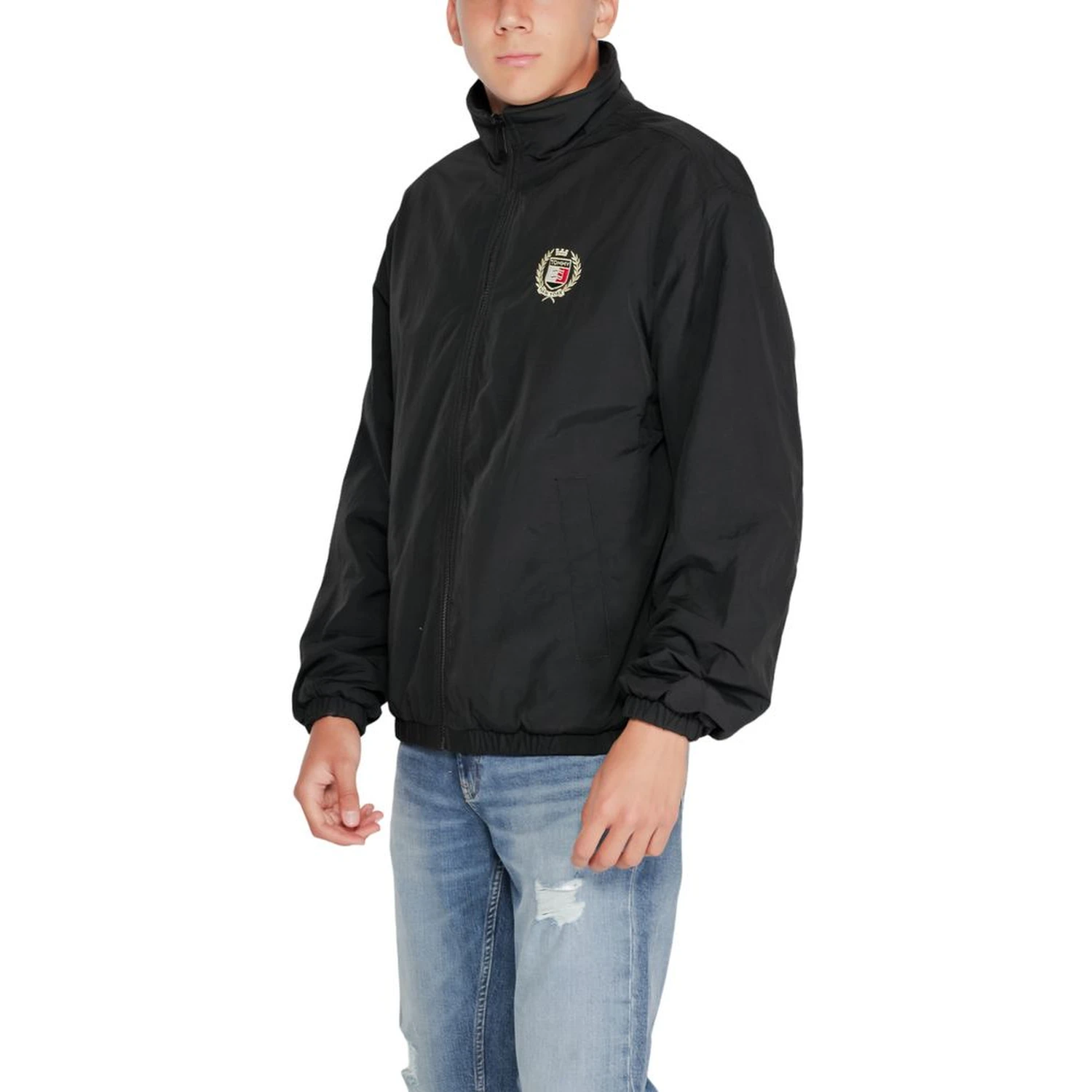 Black Recycled Polyester Shell Jacket