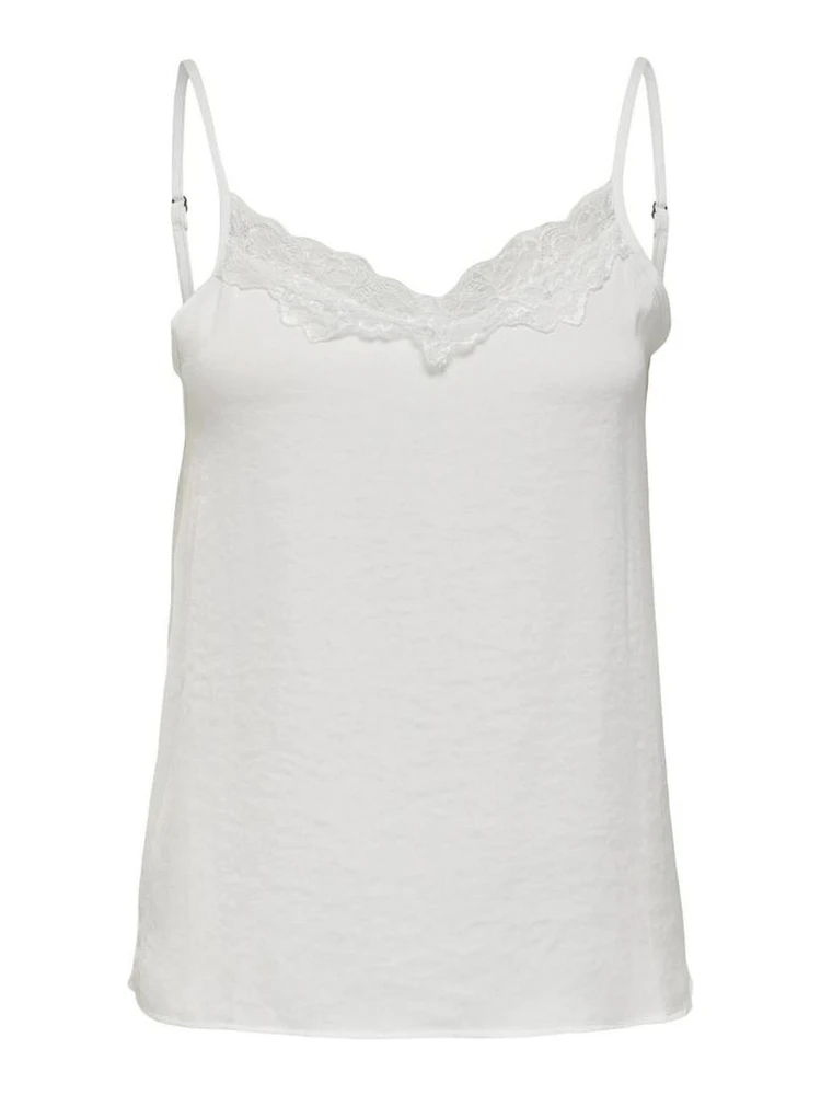 White Polyester Tank Tops