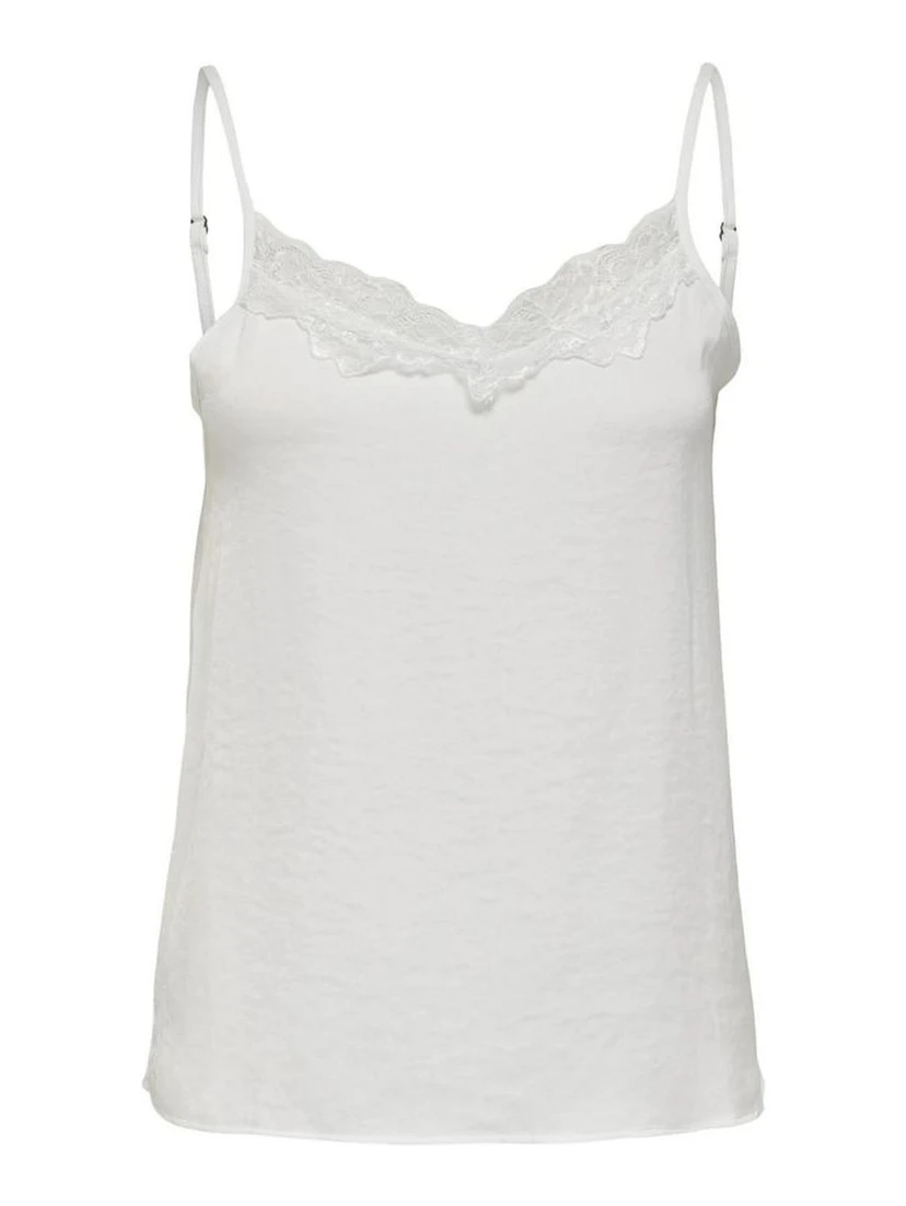 White Polyester Tank Tops