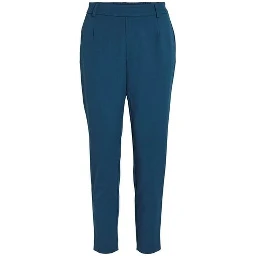 Blue Polyester Pants