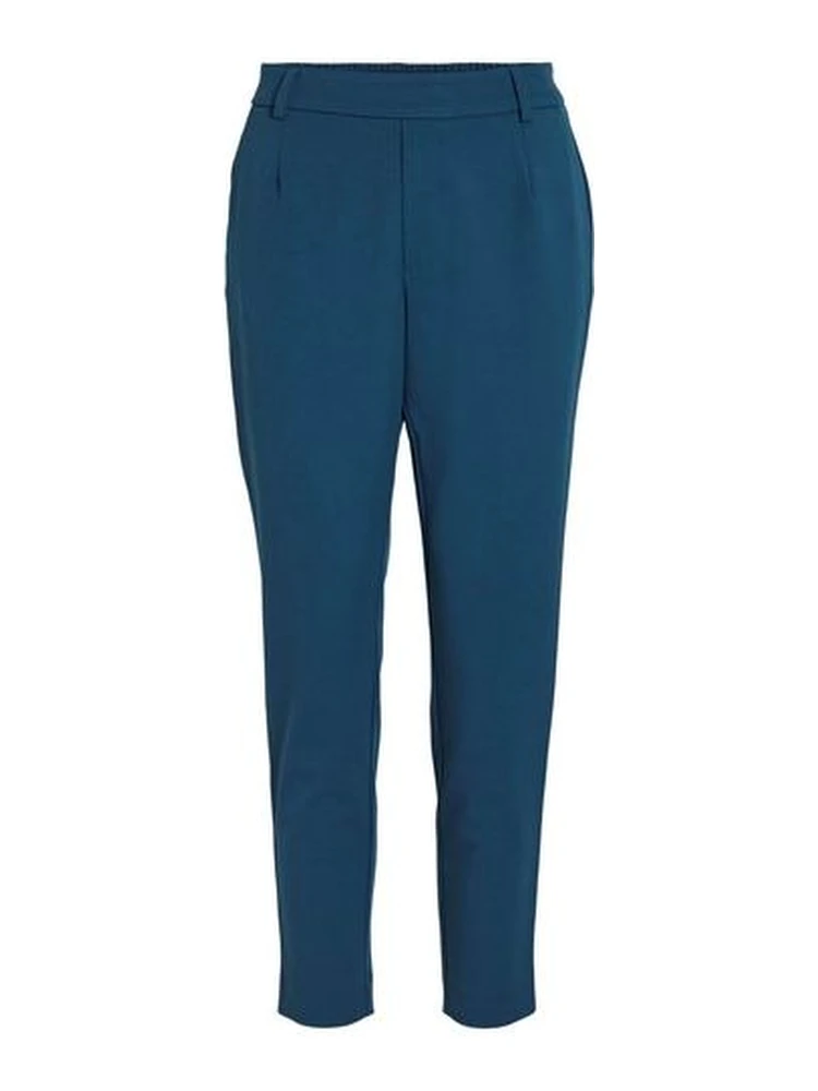 Blue Polyester Pants