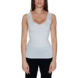 White Viscose Tank Tops