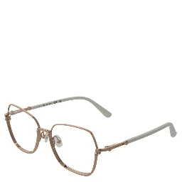 نظارات معدنية بلون الذهب الوردي (إطارات)