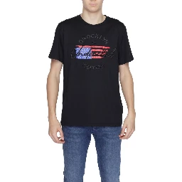 تيشيرت قطني أسود