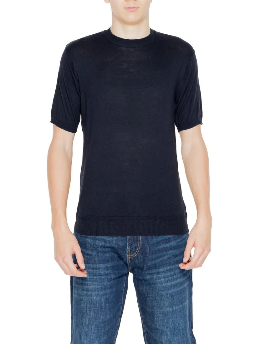 Black Cotton Sweatshirt