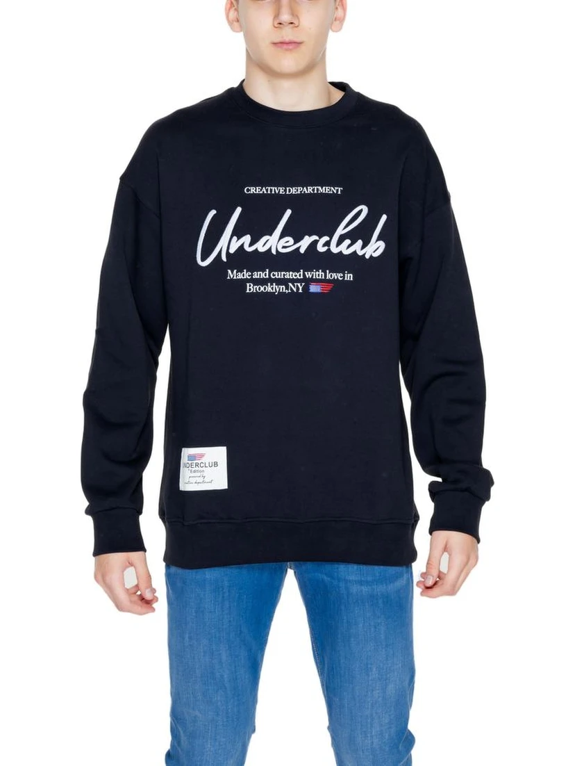 سويت شيرت قطني أسود