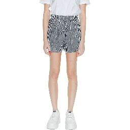 Black Viscose Shorts