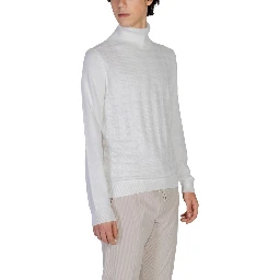 White Cotton Turtleneck