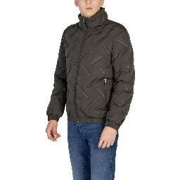 Green Polyester Jackets And Coat