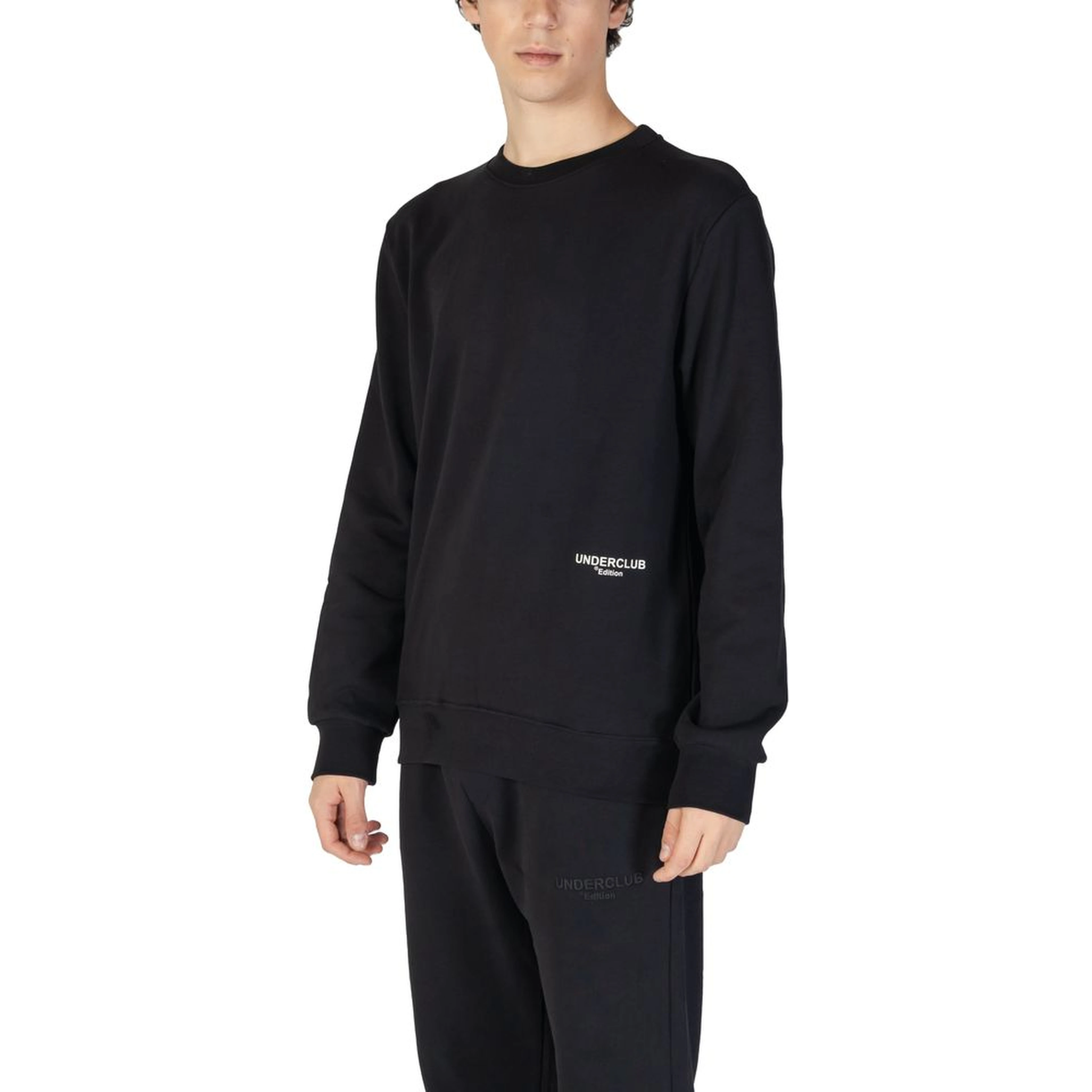 Black Cotton Sweatshirt