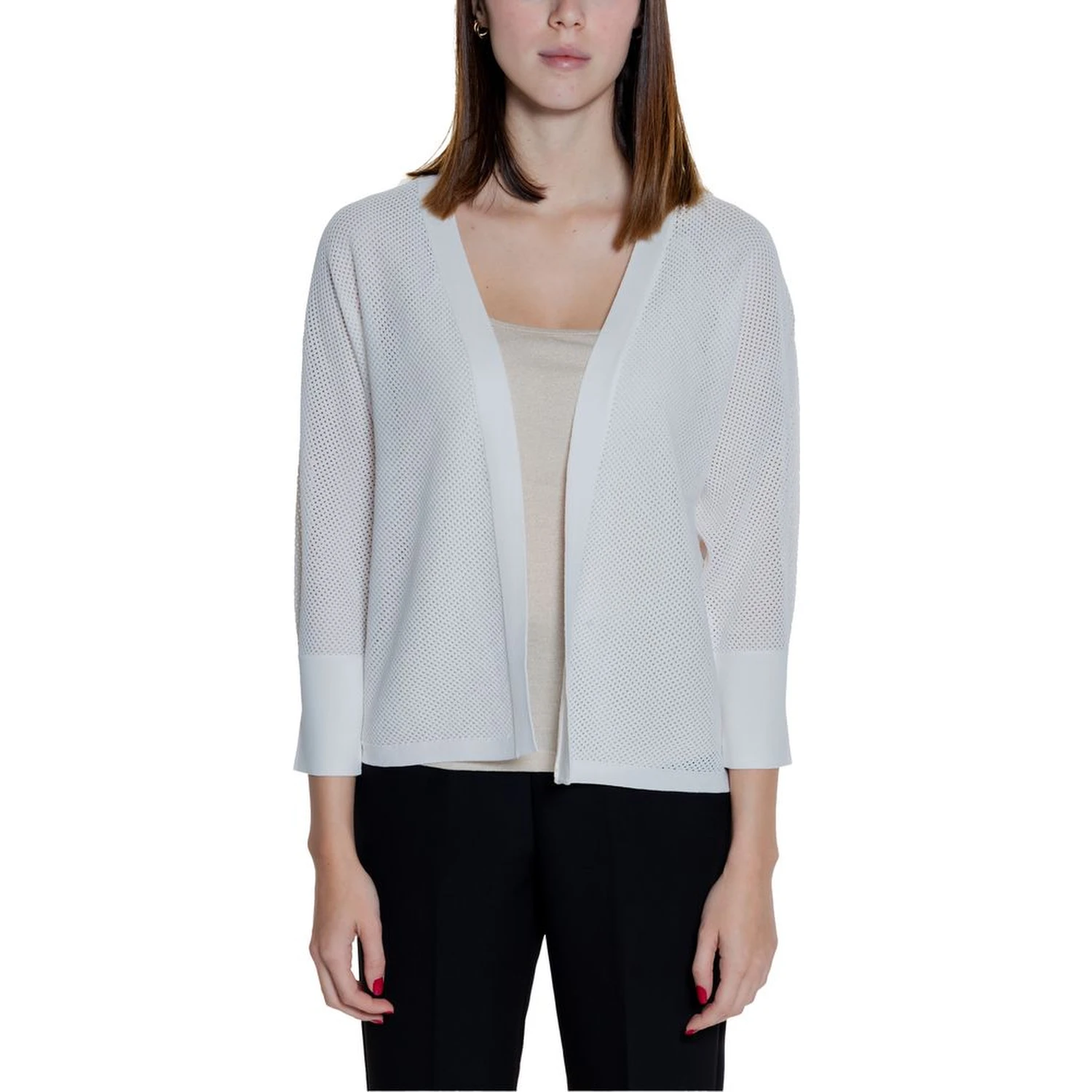 White Viscose Cardigan