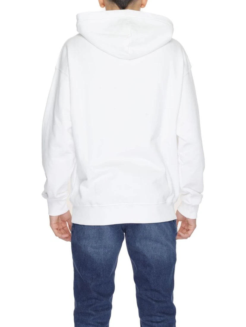 White Cotton Hoodie