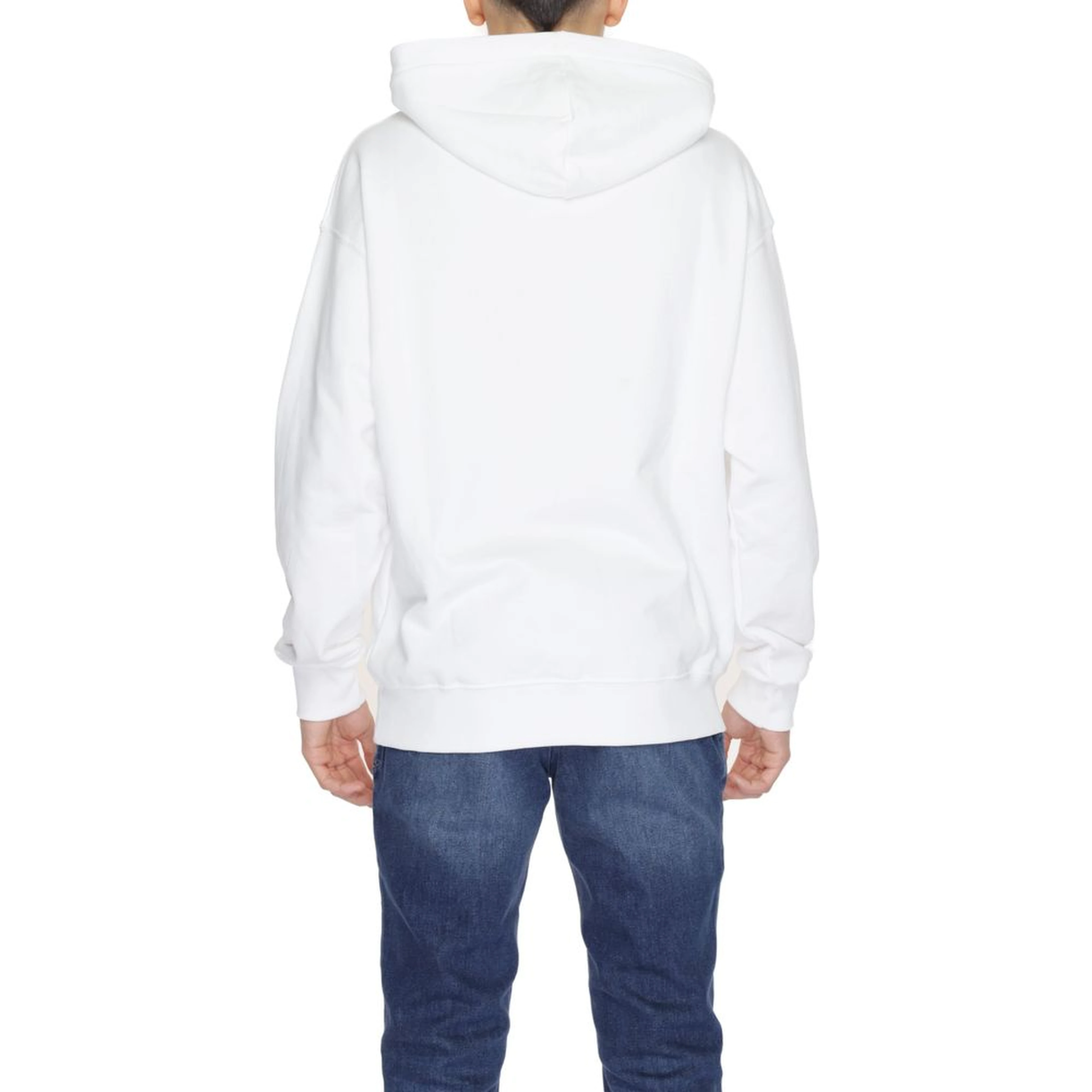 White Cotton Hoodie