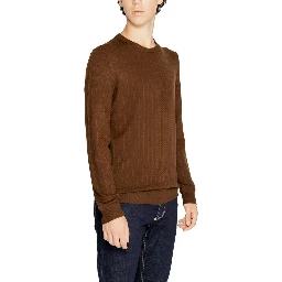 Brown Viscose Sweatshirt