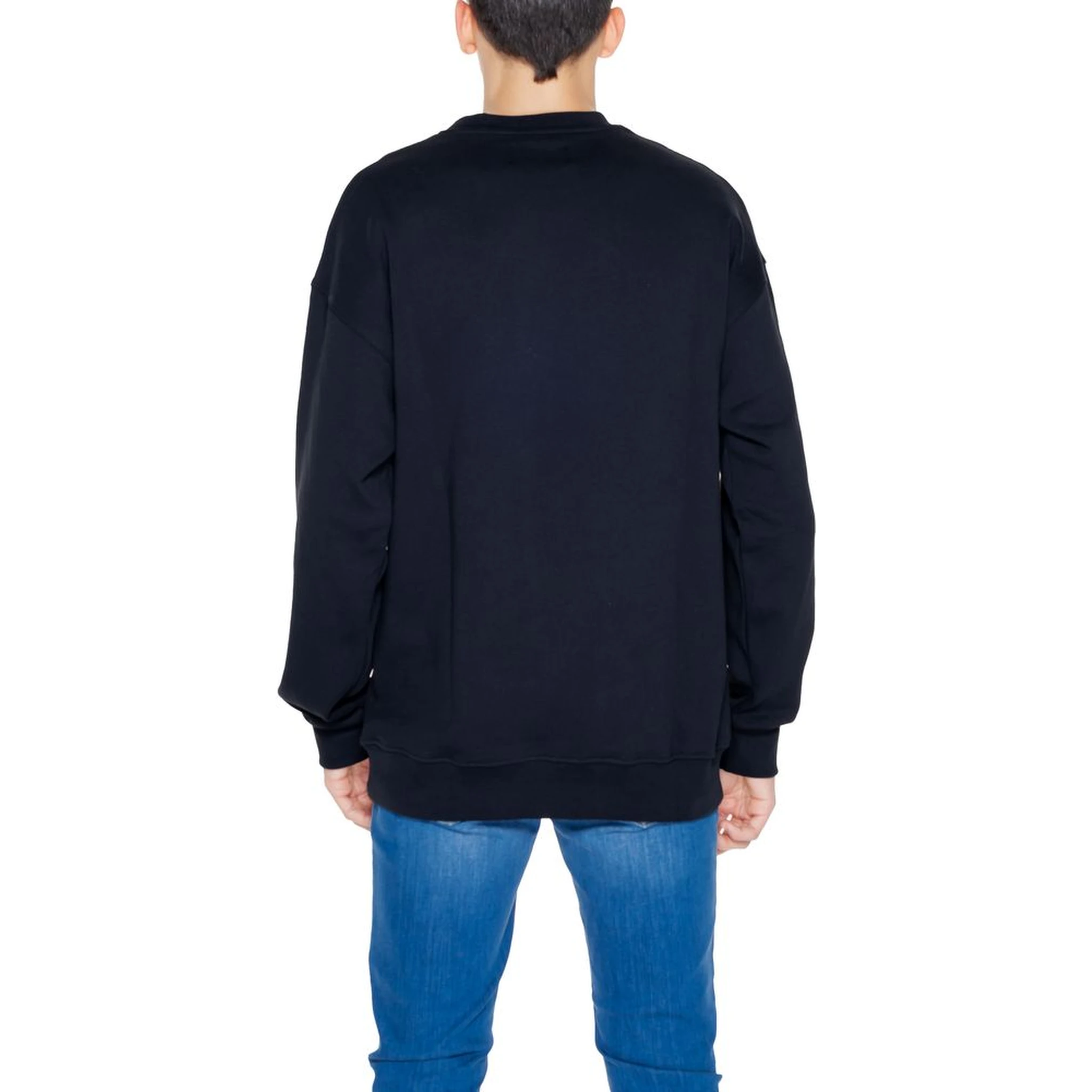 Black Cotton Sweatshirt