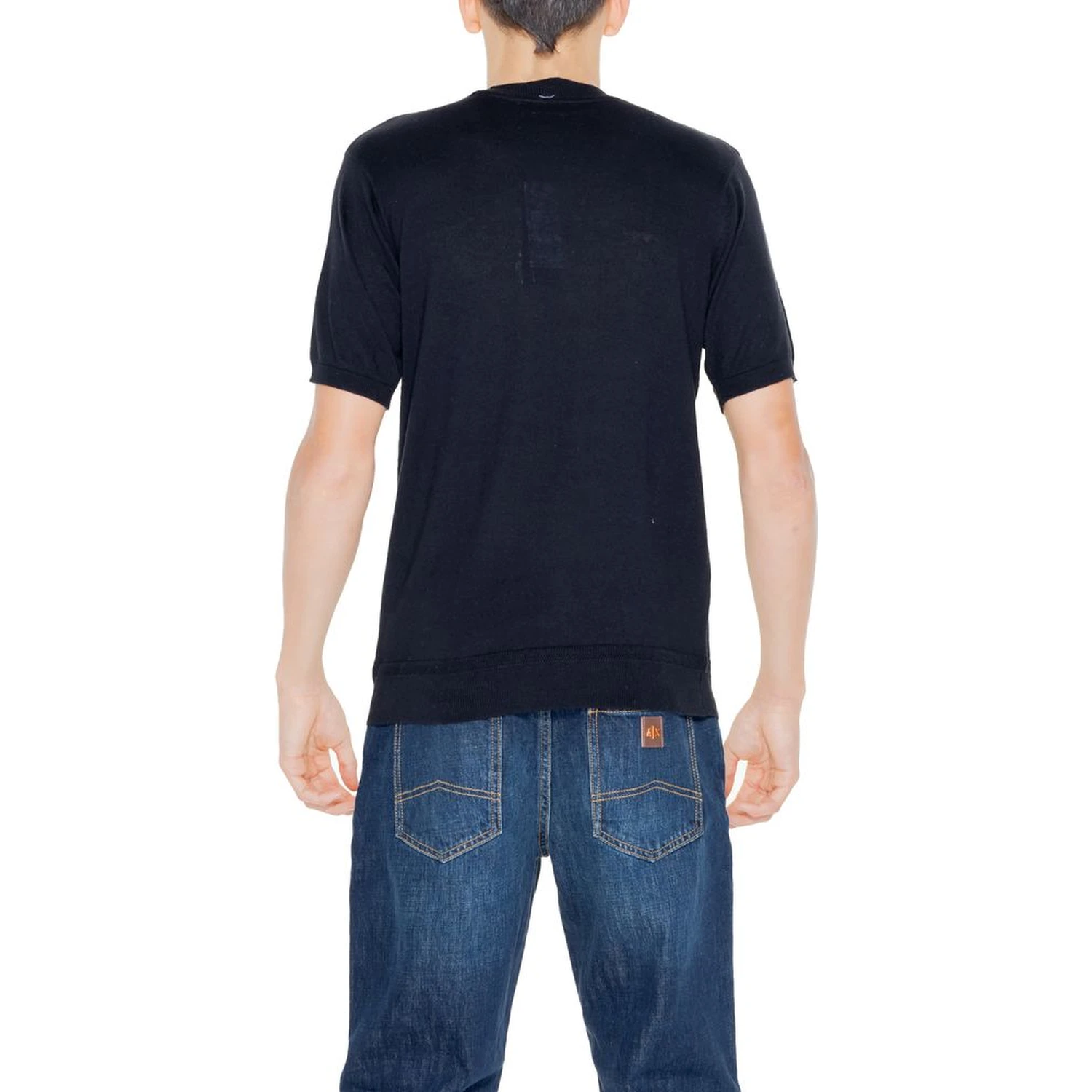 Black Cotton Sweatshirt