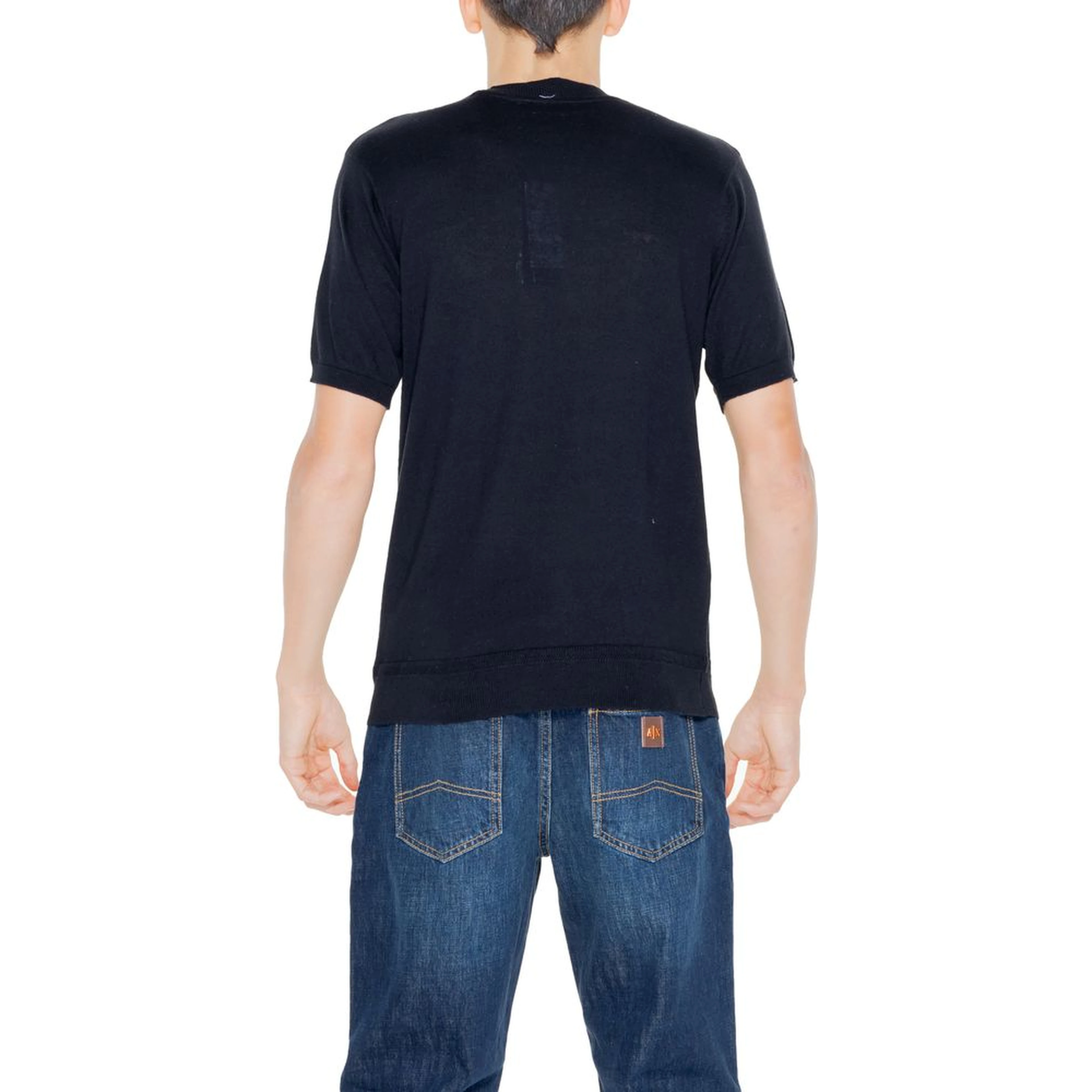 Black Cotton Sweatshirt