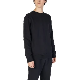 سويت شيرت قطني أسود