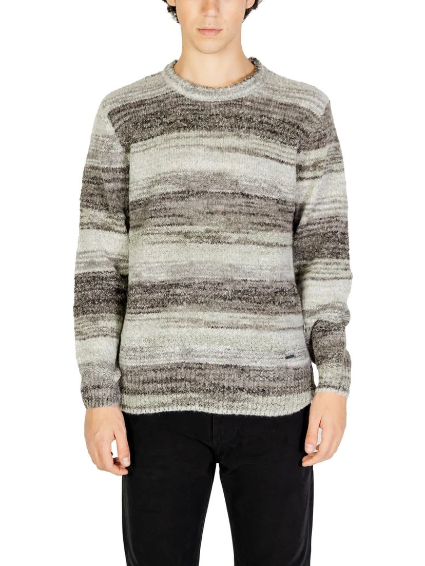 Gray Polyacrylic Sweatshirt