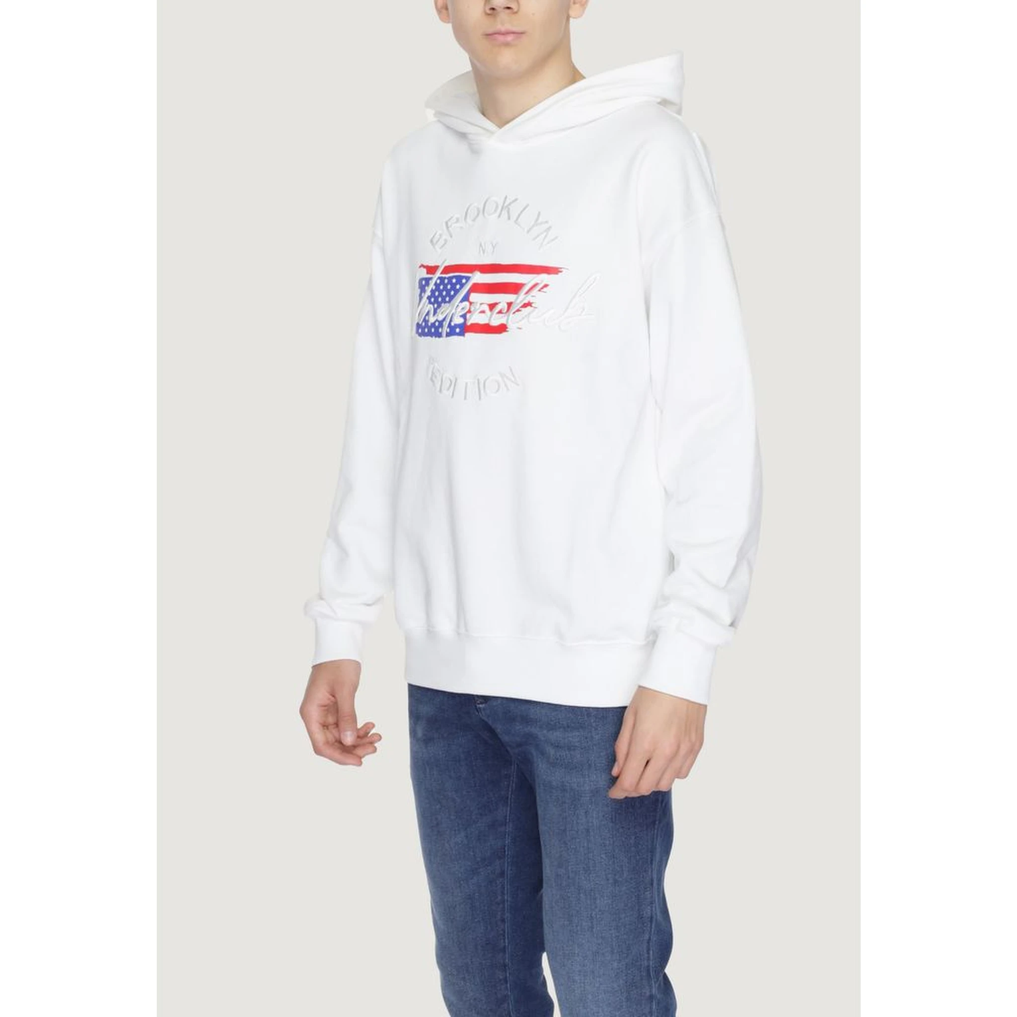 White Cotton Hoodie