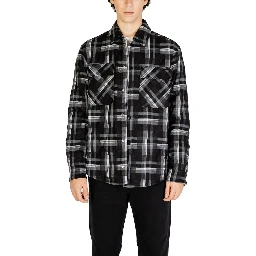 Black Polyester Coat